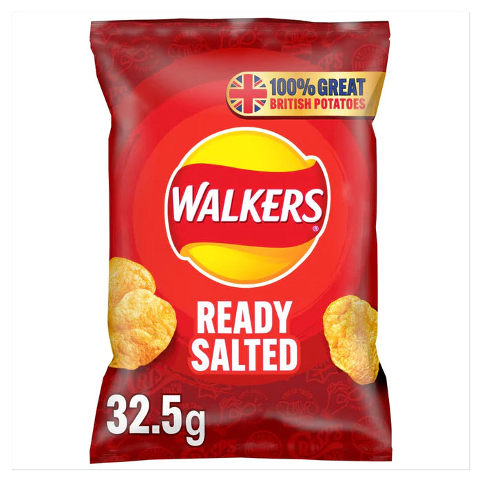 Walkers Family Pack Chips of 32 Pack